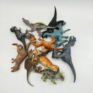 Unbranded Lot Of Dinosaurs Prehistoric Education‎ Lot Of Figures Toys